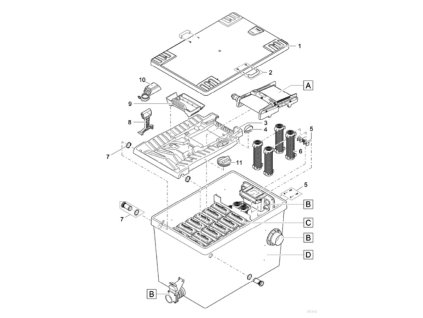 Náhradní oválný šroub Torx V2A DIN7981 4,8x22 OASE