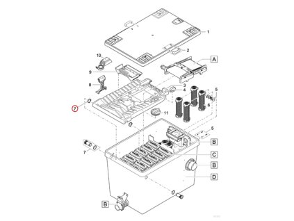 Náhradní upevnění držáku sítka 2015 OASE