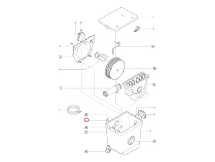 Náhradní klip bubnového filtru OASE