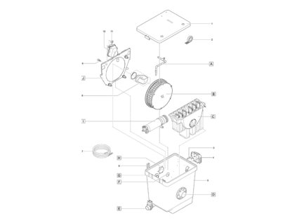 Náhradní vlákno deska DIN 7603 6 x 12 x 1 mm OASE
