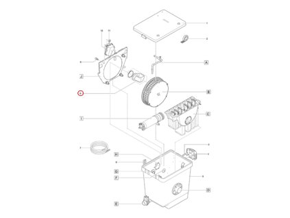 Náhradní odpadní kanál ASM OASE BioTec Premium 80000