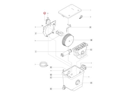 Náhradní bubnový motor ASM s čerpadlem OASE