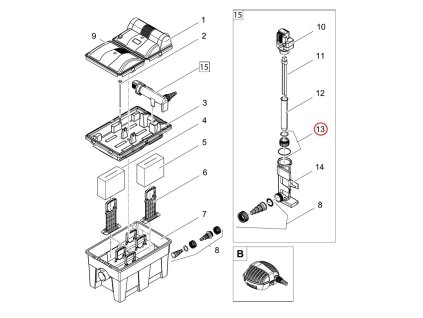 Sada náhradních šroubů UVC 7 / 9 / 11 OASE