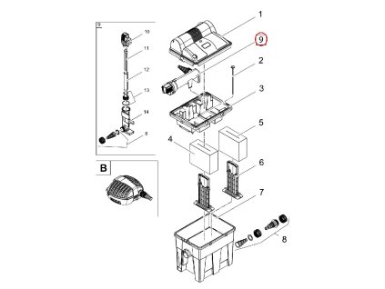 Náhradní aSM UVC 7 W kompletní OASE