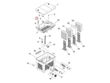 Náhradní indikátor hladiny krytu OASE BioTec 5.1/10.1