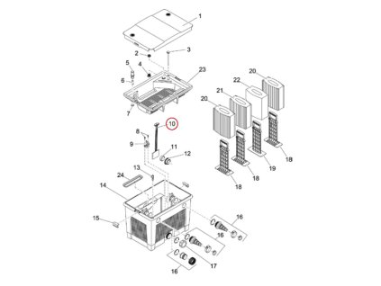 Náhradní odtokový ventil OASE BioTec 5.1 / 10.1