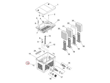 Náhradní upínací svorka OASE BioTec 5.1 / 10.1