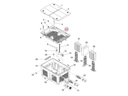Náhradní vnitřní kryt OASE BioSmart 30000