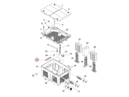 Náhradní těsnění vnitřního krytu 2018 OASE