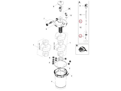 Sada náhradních šroubů UVC 7 / 9 / 11 OASE