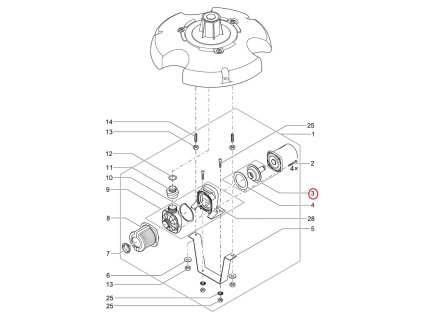 Náhradní rotor čerpadla OASE PondJet Eco