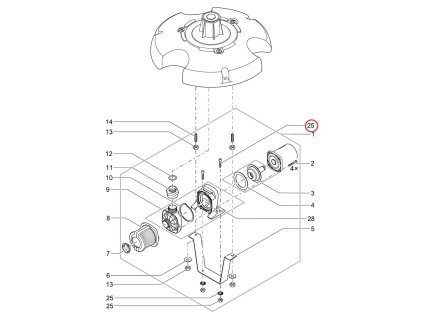Náhradní sada šroubů OASE PondJet Eco