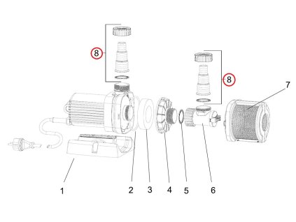 Náhradní doplňkový balíček OASE Aquarius Universal 1600-6000