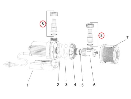 Náhradní doplňkový balíček OASE Aquarius Universal 9000/12000