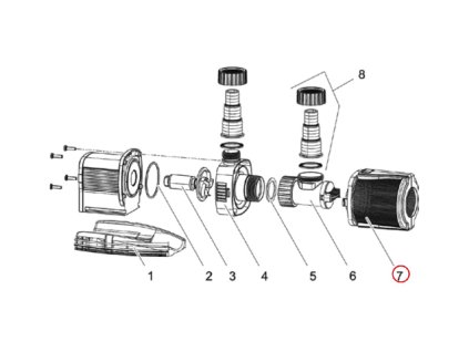 Náhradní předfiltr OASE Aquarius Universal Eco