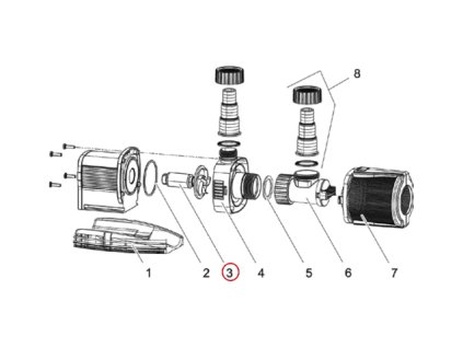 Náhradní rotor kompletní EC-mini 4000 OASE