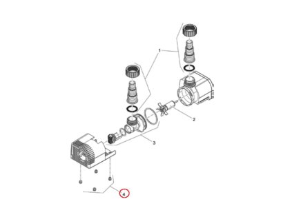 Náhradní filtr ASM + gumové nožičky OASE Aquarius Universal 600