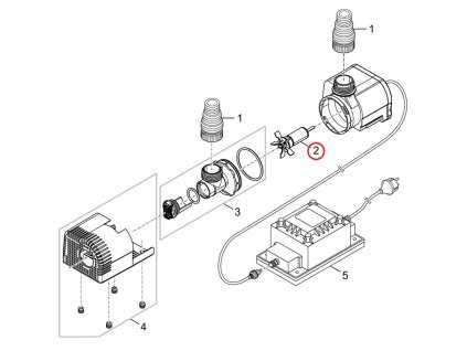 Náhradní rotor ASM OASE Aquarius Universal 1000