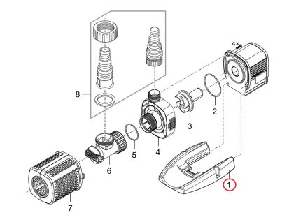 Náhradní základna ASM OASE Aquarius Universal Eco