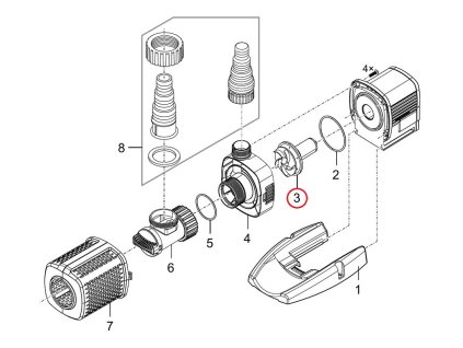 Náhradní rotor OASE Aquarius Universal Cl. 3000