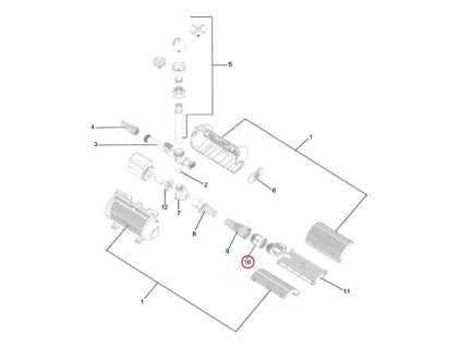 Náhradní síťová trubka 1" OASE