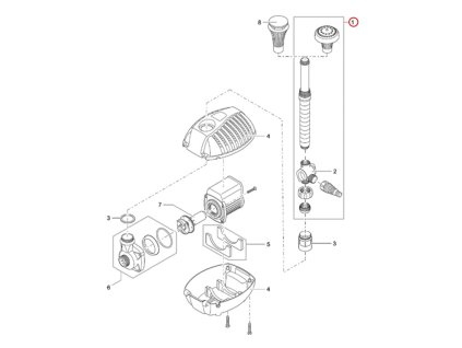 Náhradní doplňkový balíček sady trysek OASE Aquarius