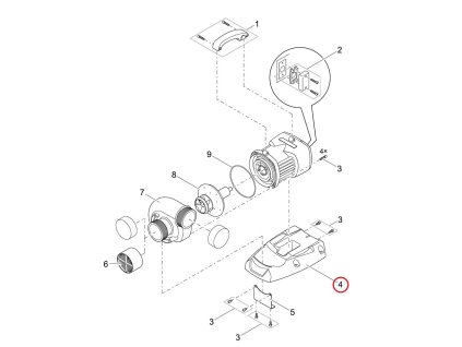 Náhradní základna EC2 OASE MAXI Titanium