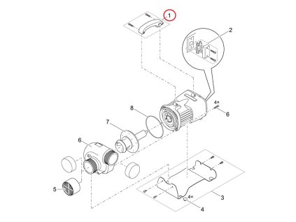 Náhradní rukojeť s gumovou zátkou Titanium OASE