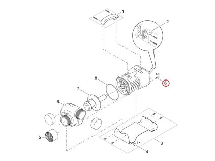 Náhradní pouzdro čerpadla AM Eco Titanium 81000 OASE