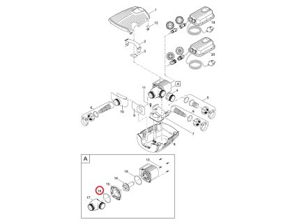 Náhradní o-kroužek SI 76 x 4 SH50 červená/hnědá OASE