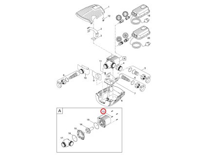 Náhradní oválný šroub s hlavou V2A DIN 7985 M5 x 20 H OASE