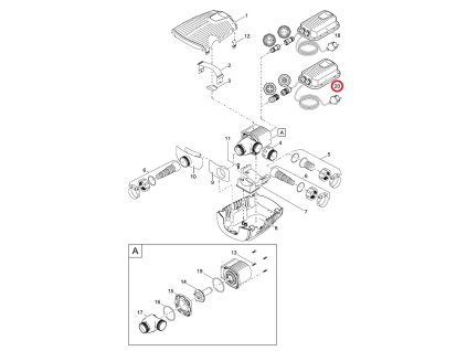 Náhradní napájecí zdroj 100 VA / 12 V DC 8A V-2020 OASE