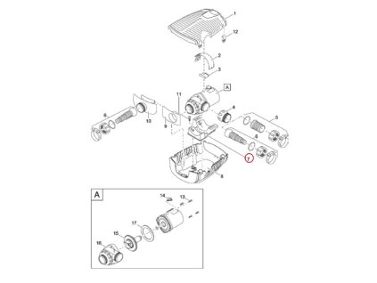 Náhradní držák čerpadla EC2 OASE AquaMax Pro
