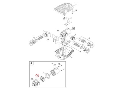 Náhradní rotor OASE AquaMax Eco Pre. 12000-16000