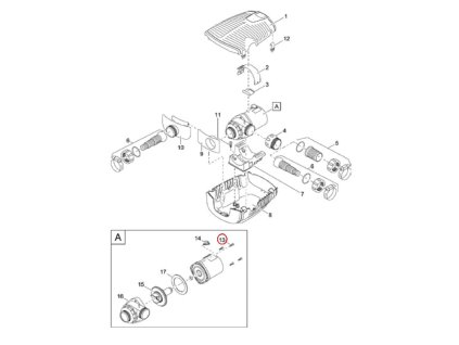 Náhradní oválný šroub s hlavou V2A DIN 7985 M5 x 20 H OASE