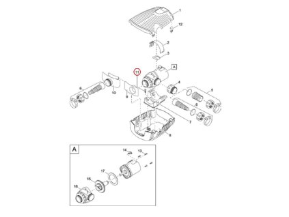 Náhradní oválný šroub CH-V2A DIN 7981 4,8x19 OASE