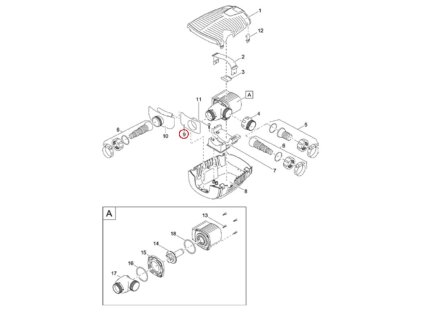 Náhradní sací adaptér OASE AquaMax Pro