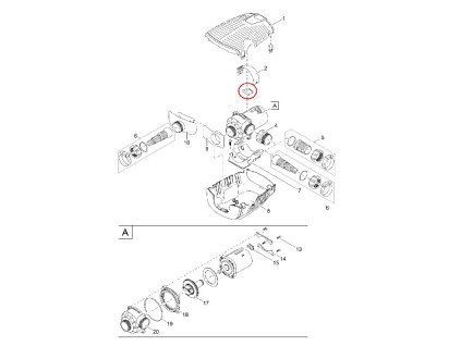 Náhradní gumová část OASE AquaMax Pro