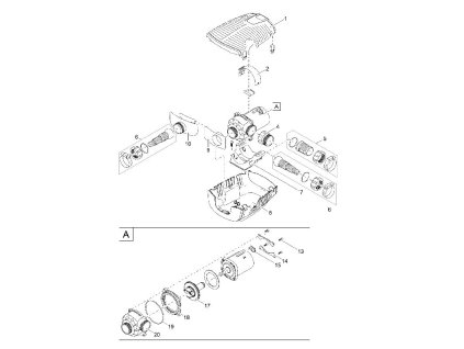 Náhradní plochá těsnění NBR 107 x 78 x 2,5 SH45 OASE