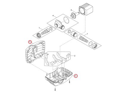 Náhradní pouzdro filtru OASE AquaMax Eco Cl.3500-14500