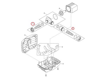 Náhradní sada pro připojení OASE AquaMax Eco Cl.3500-17500