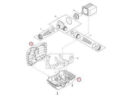 Náhradní pouzdro filtru OASE AquaMax Eco Cl.3500-14500