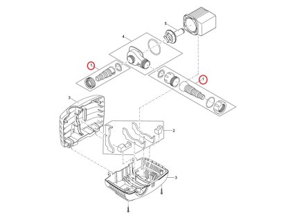 Náhradní sada pro připojení OASE AquaMax Eco Cl.3500-17500