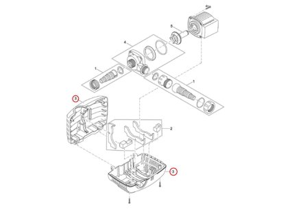 Náhradní pouzdro filtru OASE AquaMax Eco Cl.3500-14500