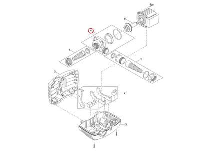 Náhradní pouzdro čerpadla OASE AquaMax Eco Cl. 3500/5500