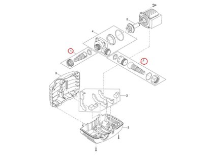 Náhradní sada pro připojení OASE AquaMax Eco Cl.3500-17500