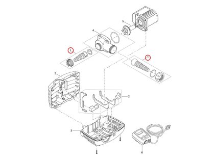 Náhradní sada pro připojení OASE AquaMax Eco Cl.3500-17500