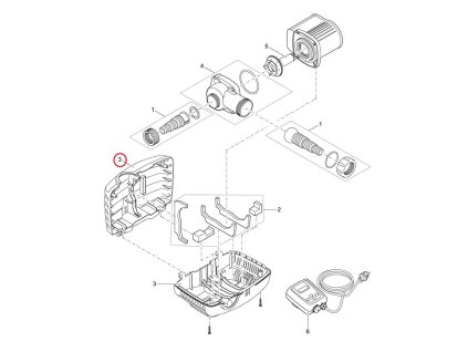 Náhradní pouzdro filtru OASE AquaMax Eco Cl.3500-14500