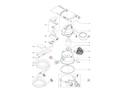 Náhradní sání OASE PondoVac 5