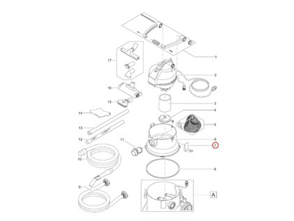 Náhradní svorka OASE PondoVac 3 / 4 / 5